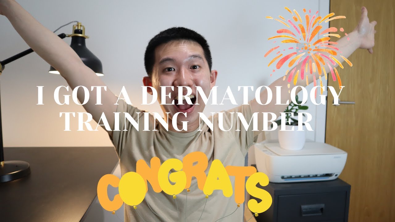 I got a Dermatology training number