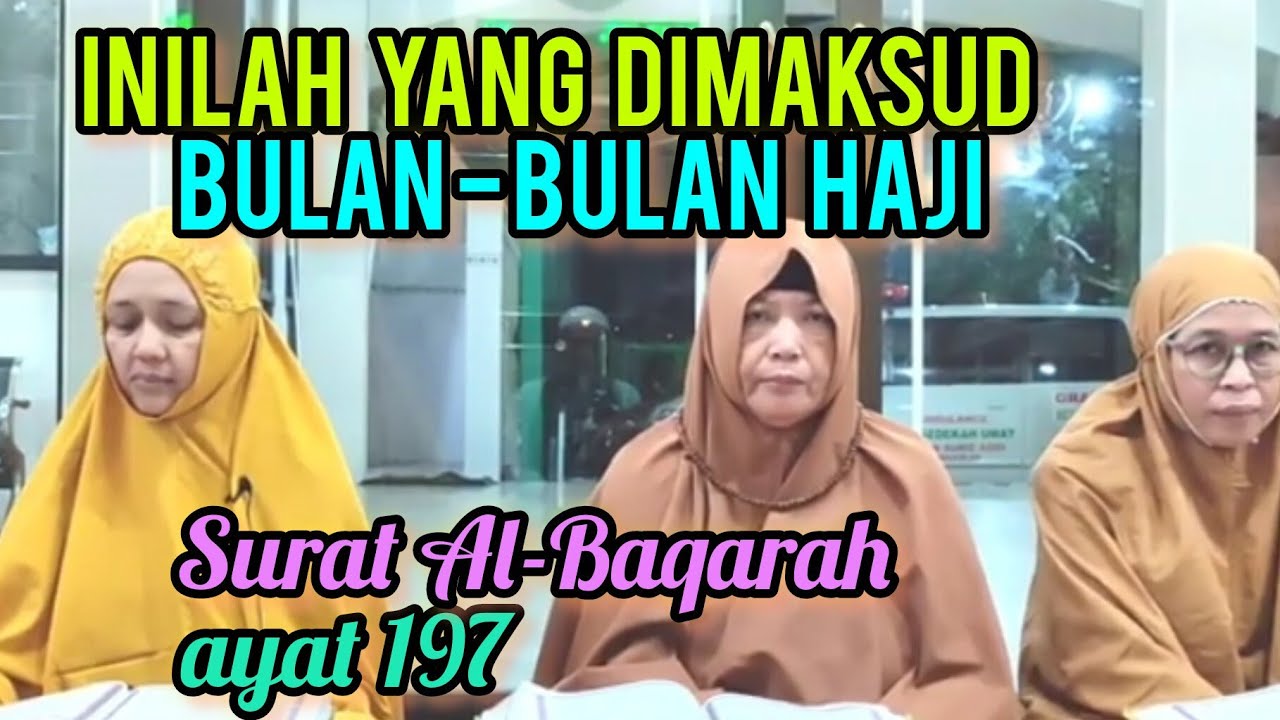 Yang Dimaksud  Bulan bulan Haji - Wongsantun Hadits