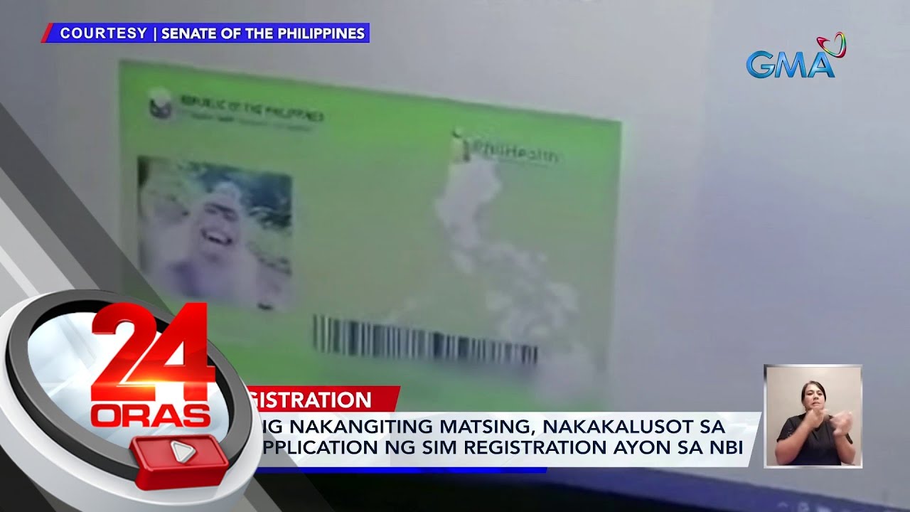 Litrato ng nakangiting matsing, nakakalusot sa online application ng SIM registration... | 24 Oras