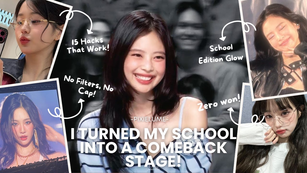 Я попробовала 15 лайфхаков в стиле K-Pop-идолов в школе... И сияние было нереальным!