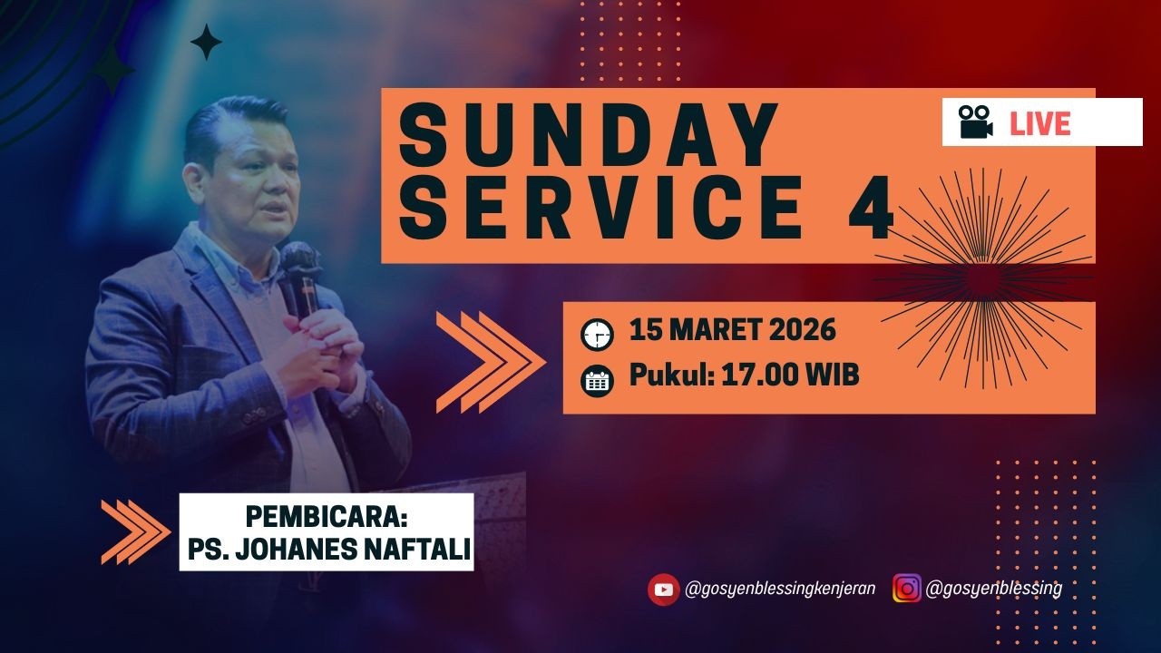 Ibadah Sunday Service 4  GBC | 15  Maret  2026  I  Pdt. Johanes Naftali