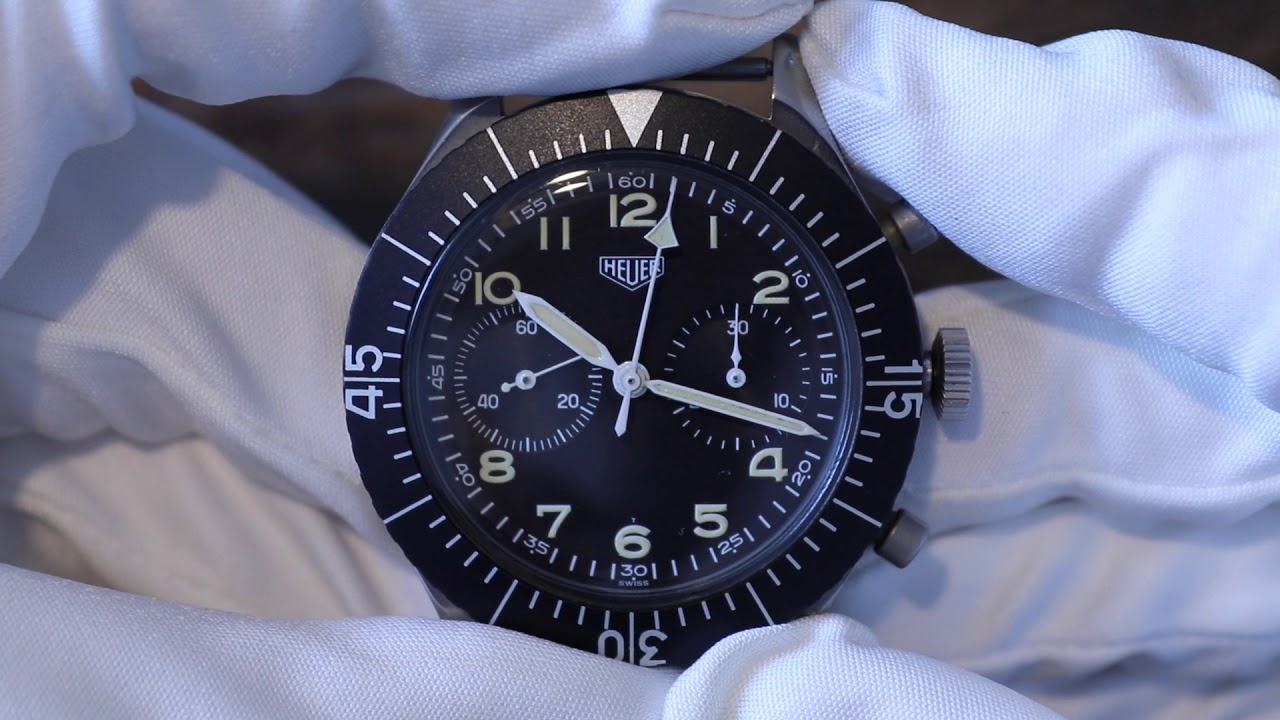 Heuer Bundeswehr Chronograph #pietzner-sells