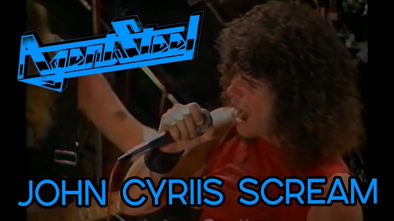 Agent Steel's John Cyriis insane voice for 1min long.