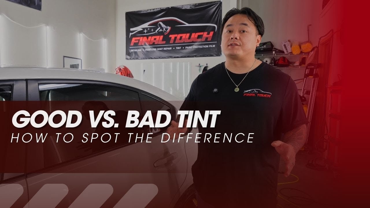 Good Tint Job vs Bad Tint Job — How to Spot the Difference (Window Tint Removal & Reinstall)
