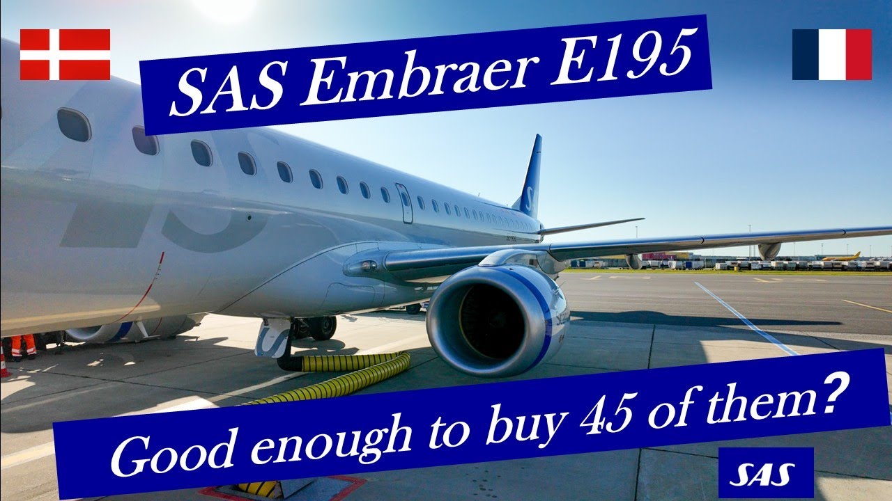 |TRIP REPORT| The SAS Embraer 195, soon it will be more of them!   Copenhagen CPH to Paris CDG