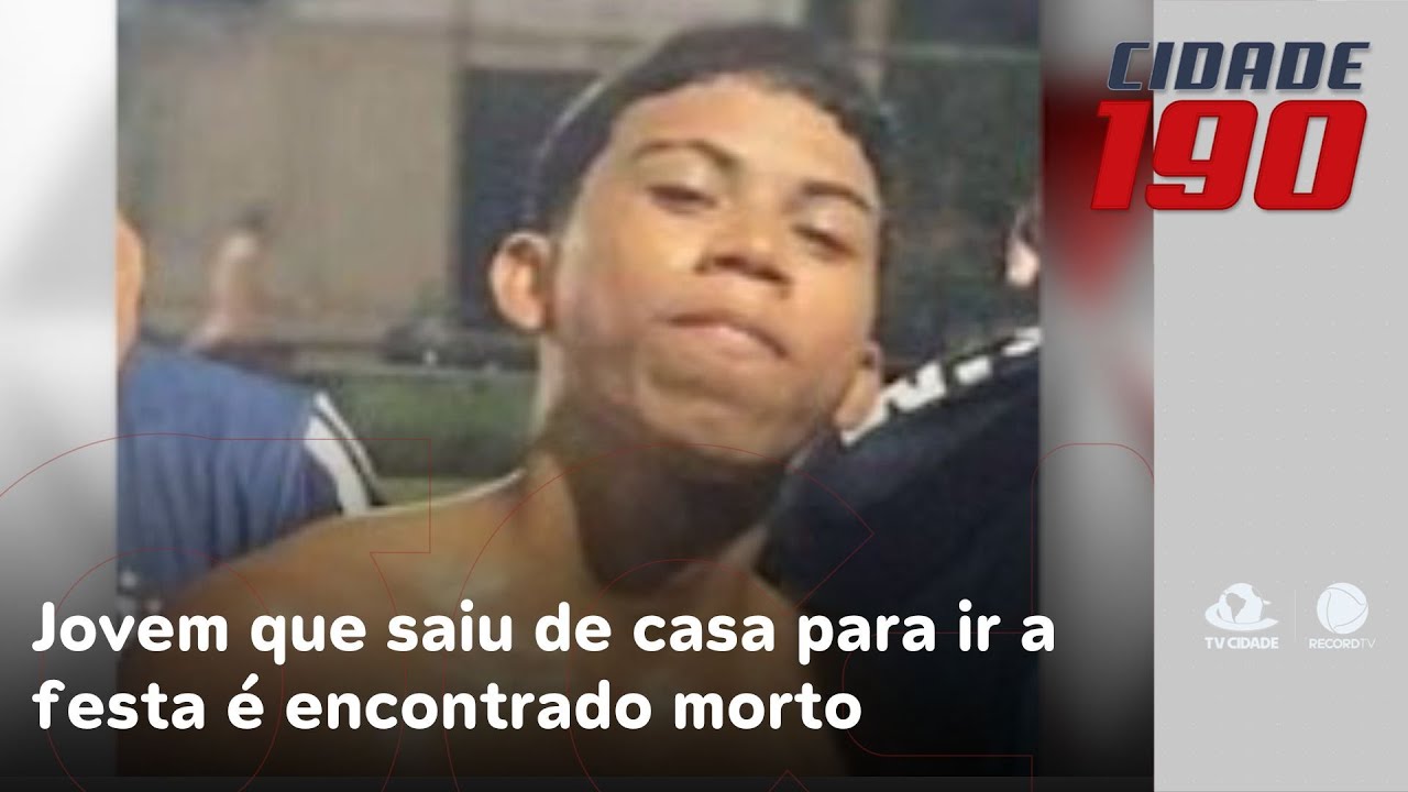 Jovem que saiu de casa para ir a festa é encontrado morto em Maracanaú