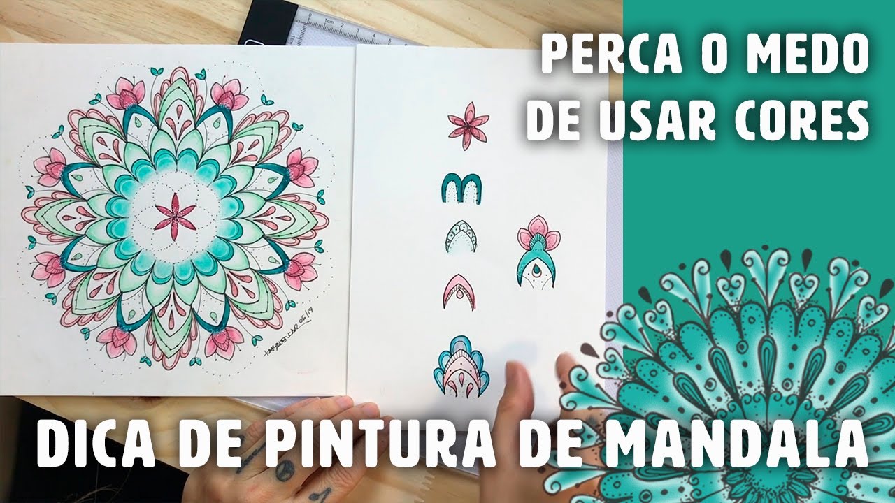 INCRÍVEL DICA DE PINTURA E TREINO NAS MANDALAS  | Taty Alencar