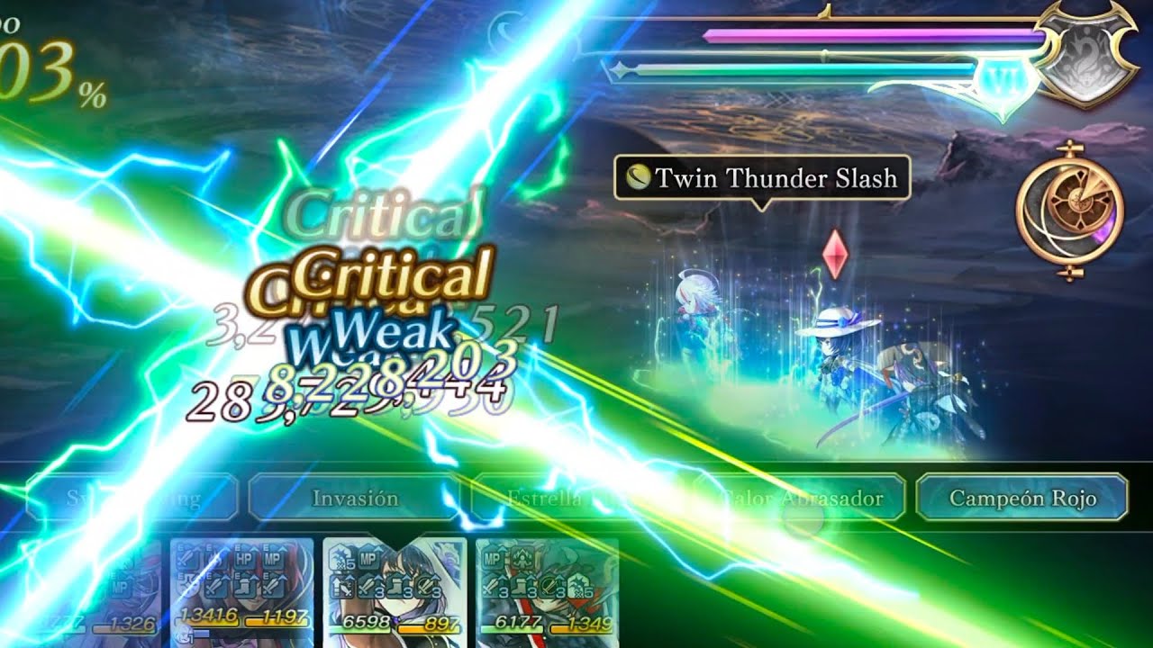 [Another Eden] Storm Sword - 2T - Challenge