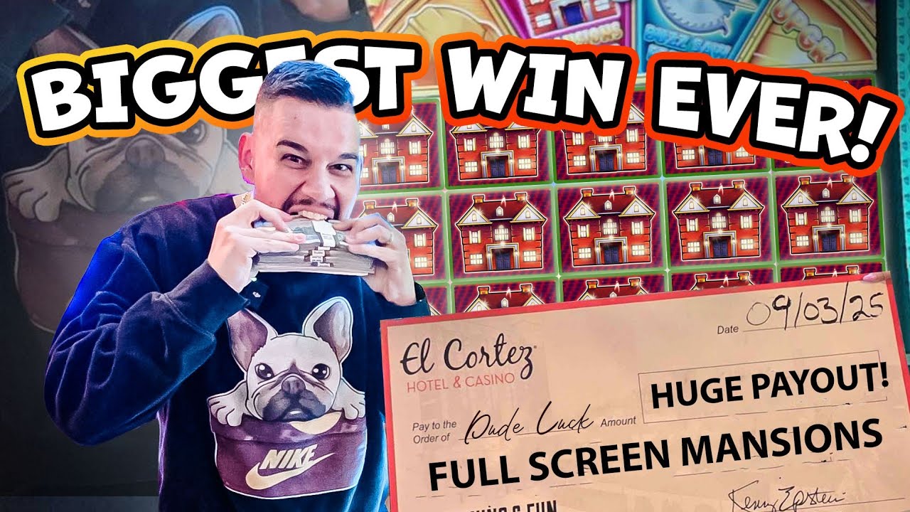The BIGGEST WIN OF MY LIFE!! (Fullscreen of Mansions!)