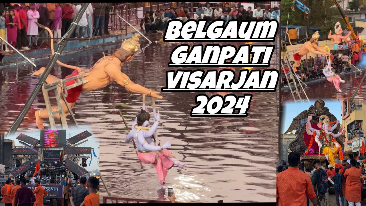 belgaum ganpati visarjan#2024 #belgaumganesh #belgaum #ganeshchaturthi #visarjan2024