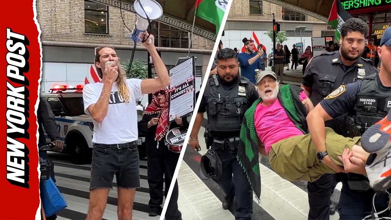 Watch Anti-ICE Protesters Block Traffic Then Get ARRESTED in NYC
