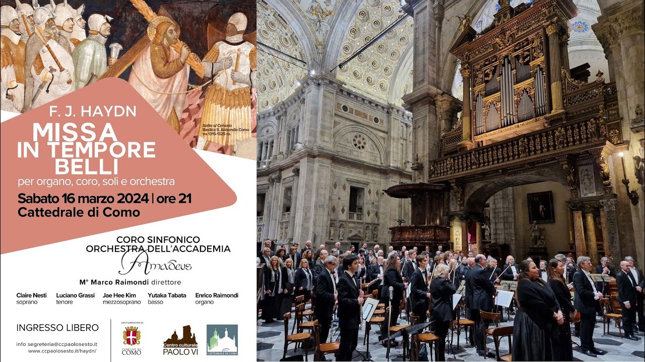 Haydn - Messa In tempore belli. Cattedrale di Como