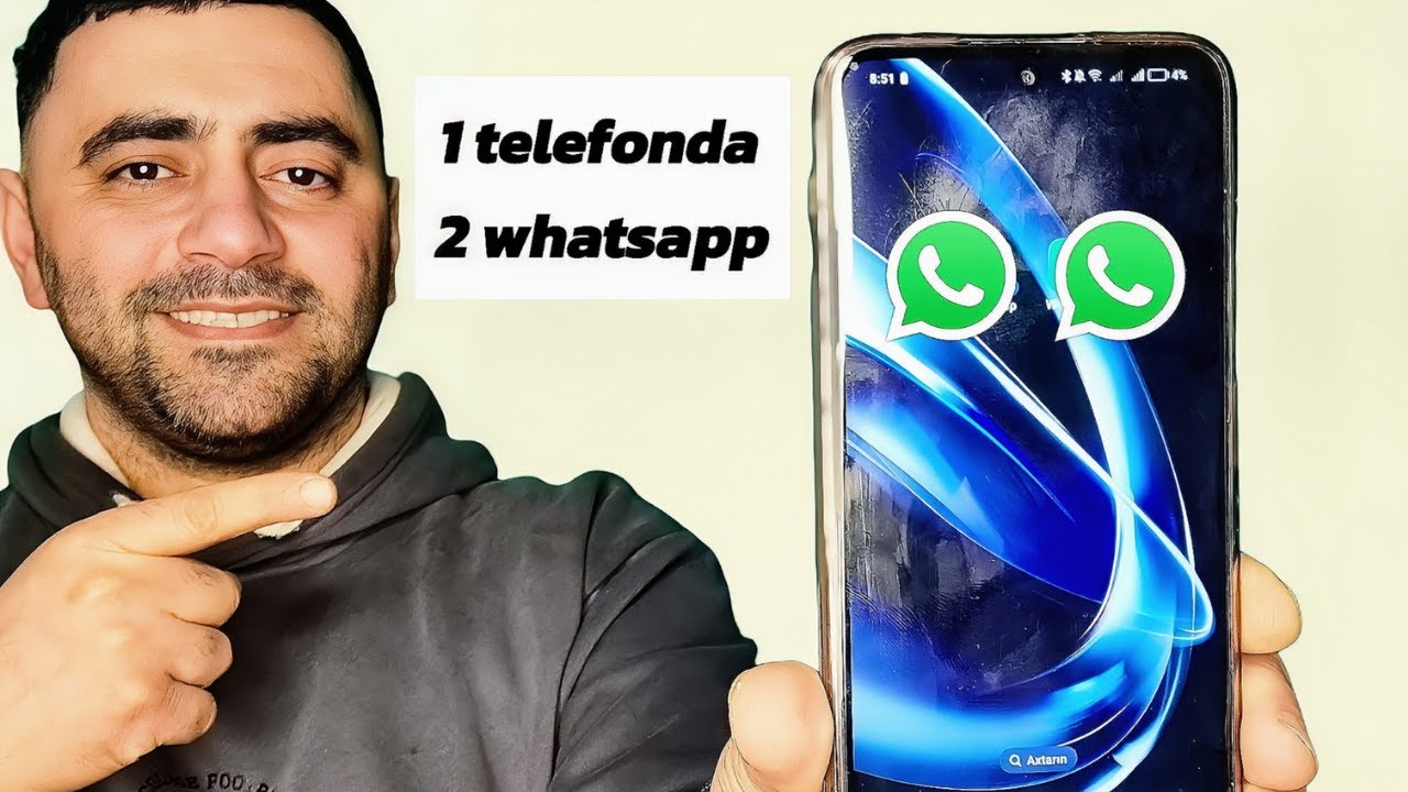 1 telefonda 2 whatsap yüklə