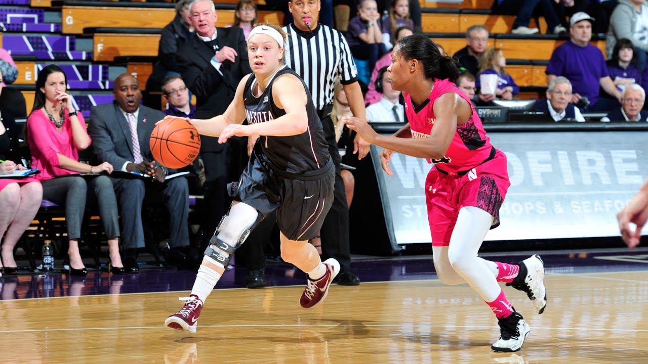 Rachel Banham Breaks Big Ten Scoring Record, Hits 60 Points vs. Northwestern (Feb. 7, 2016)