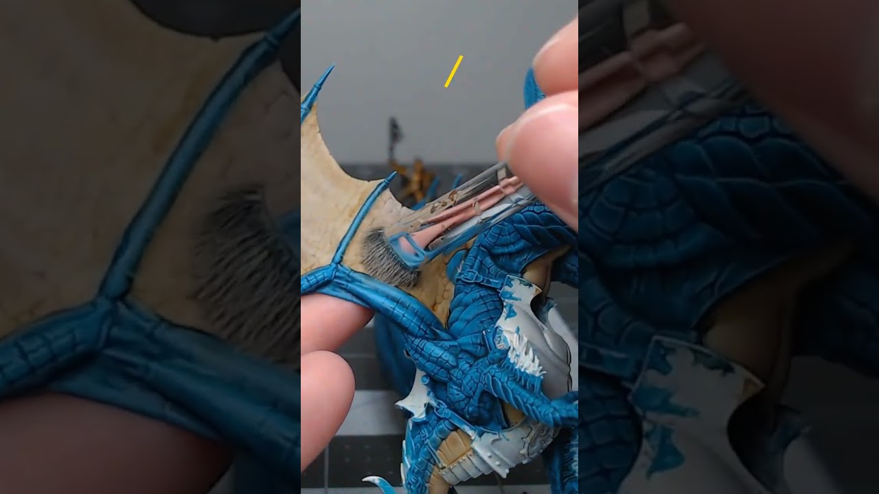 Покрасьте мембрану крыла дракона по этому рецепту!!! #шорты #warhammer #ageofsigmar