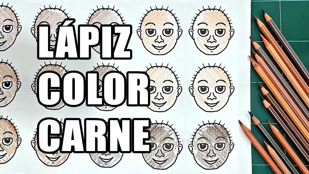 ¿DE QUÉ COLOR ES UN LÁPIZ COLOR CARNE?