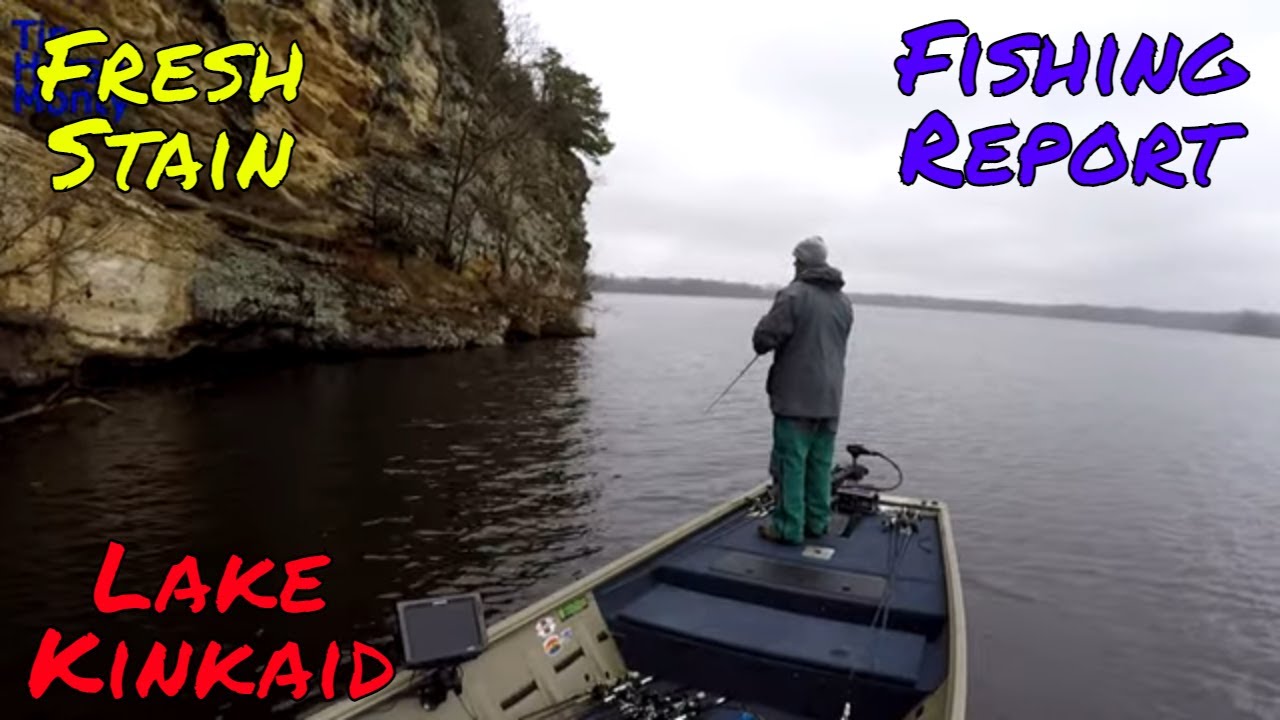 Winter Spinnerbait Fishing For BASS On Lake Kinkaid Late November 2020