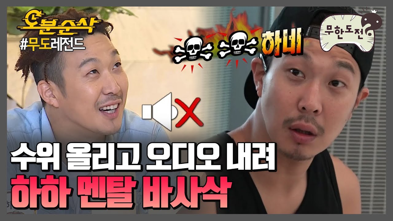 난 영화 찍는 줄 알았어ㅋㅋ ;; 오디오마저 꺼진 하하 분노 모먼트 TOP2🔥 | 무한도전⏱오분순삭