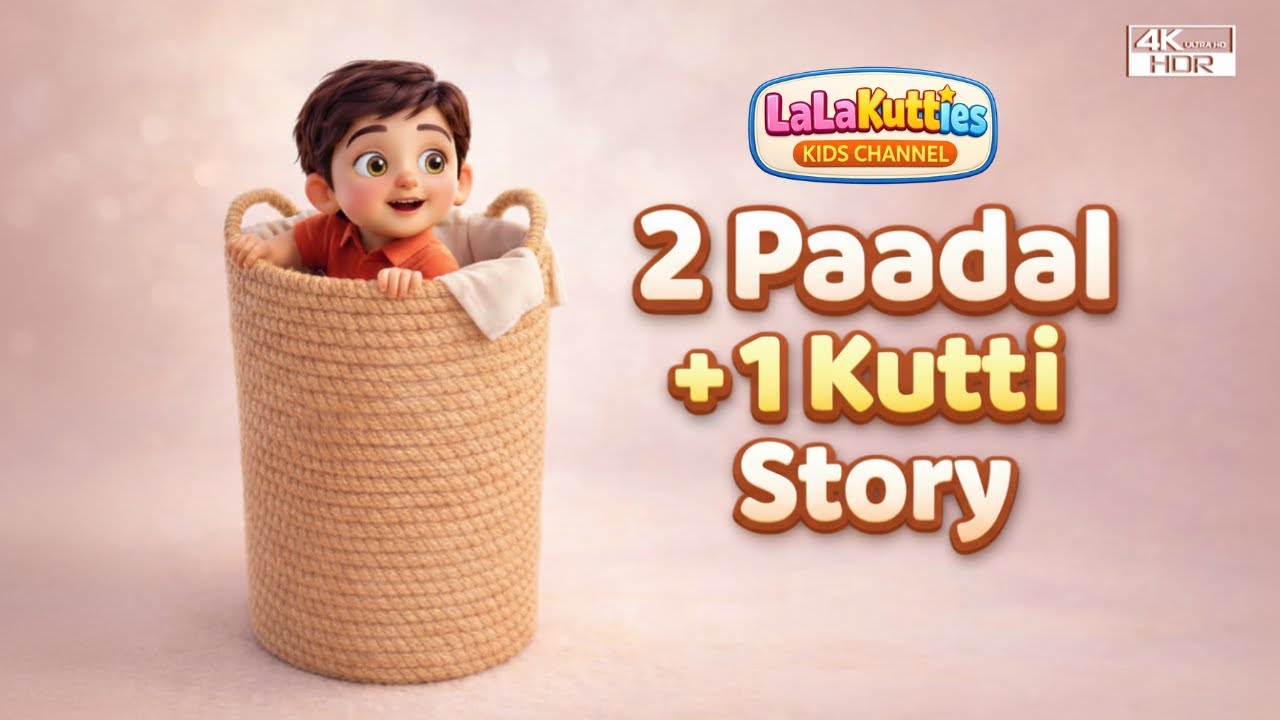 2 Paadal + 1 Kutti Story 🐱🐘🐊 | Lalakutties Tamil Kids Songs & Stories