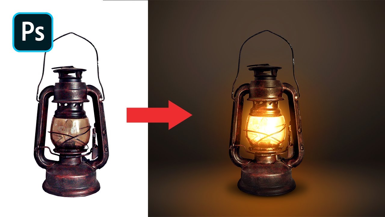 How to Add Light to a Lantern in Photoshop