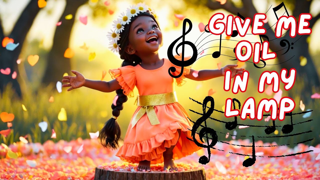 🎶 Give Me Oil in My Lamp 🌟 Reggae Beat | Joyful Kids Gospel Song | Praise & Worship for Children