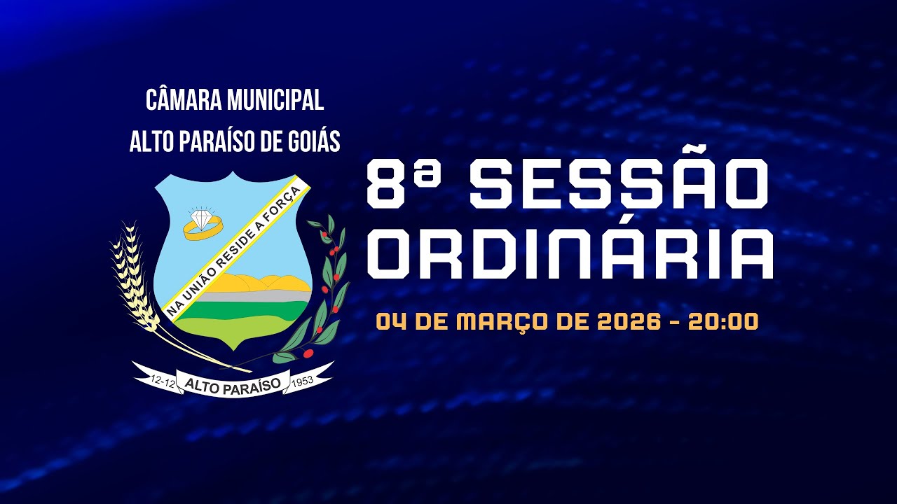 8ª Sessão Ordinária de 2026