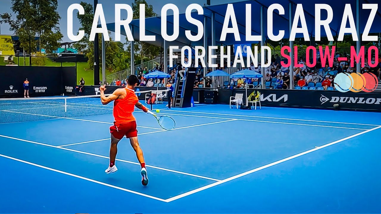 Carlos Alcaraz Forehand [Slow Motion]