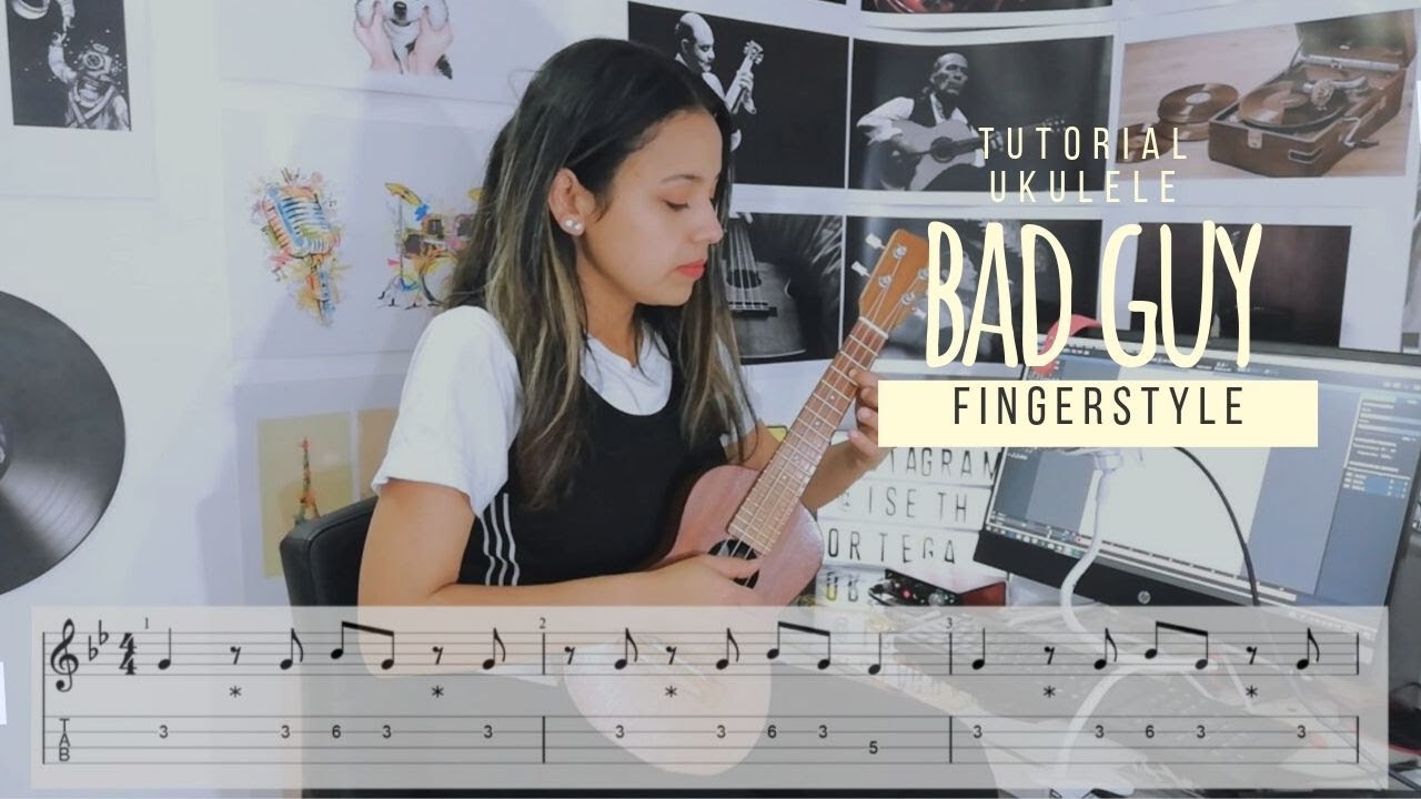 Bad Guy - Billie Eilish - Tutorial Fingerstyle