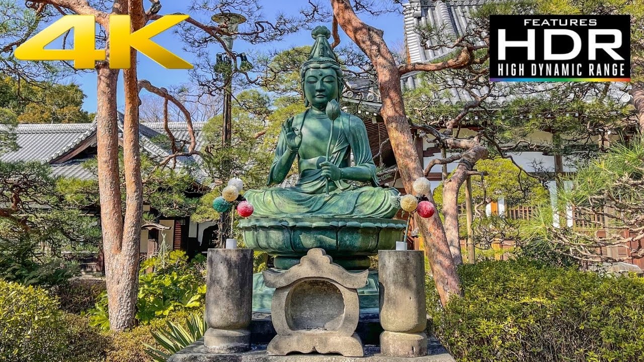 🍃 [4K HDR] Relaxing Walk In The Peaceful Shinseiji Temple In Tokyo, Japan 🇯🇵