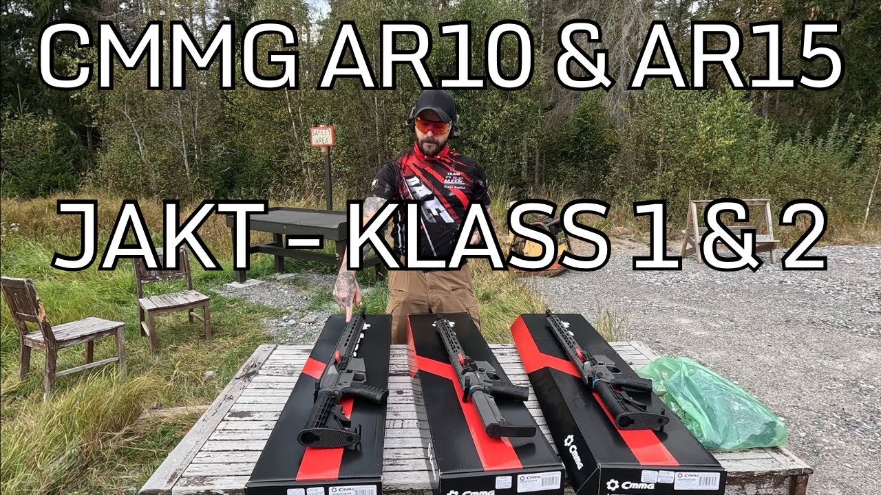 CMMG Klass 1 och 2-gevär (AR10 & AR15 2st)