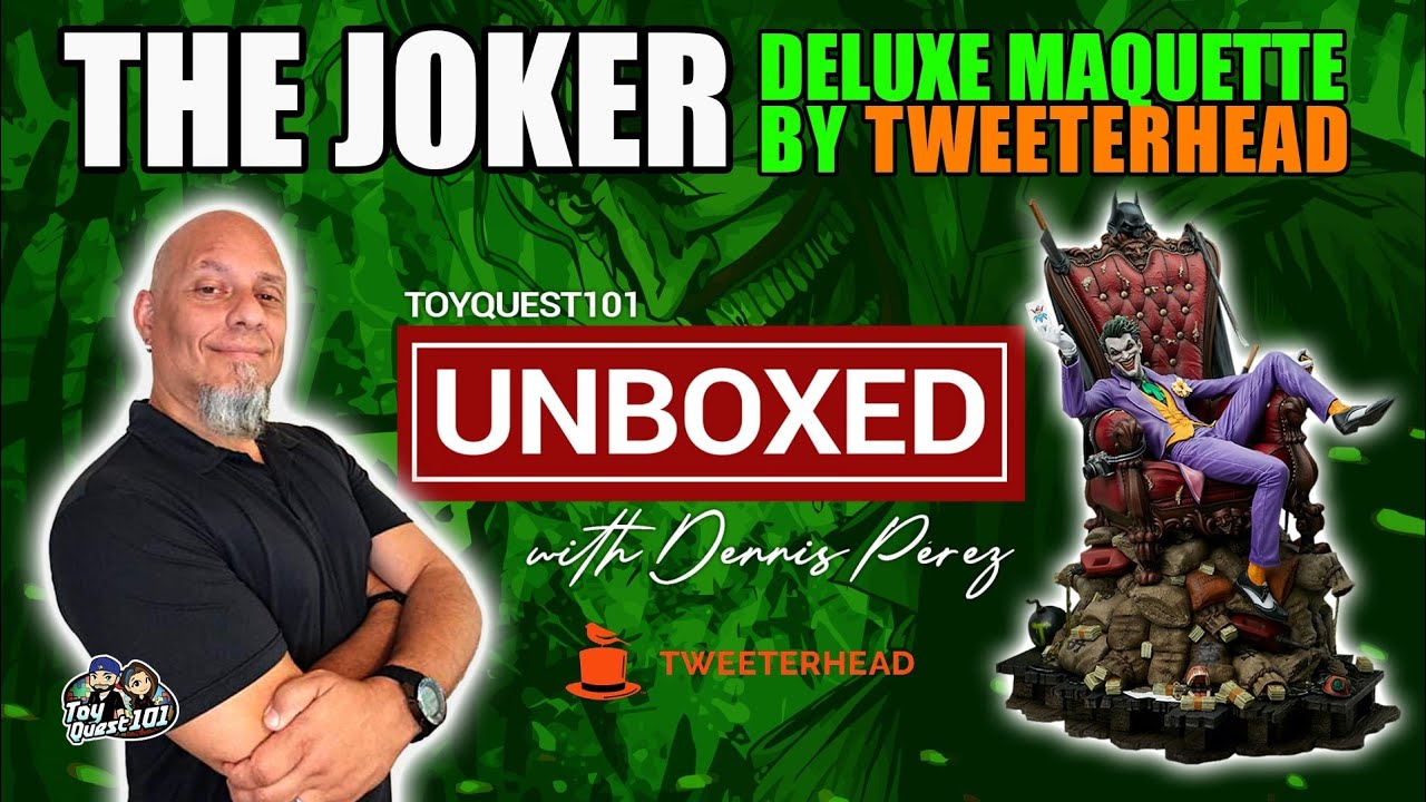 The Joker Deluxe Maquette by Tweeterhead Unboxed