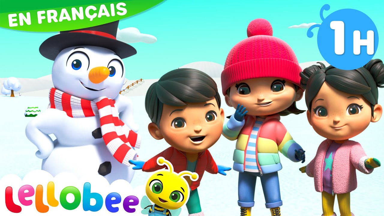 Le Bonhomme de Neige Magique |  Comptines et Chansons pour Bébés | Lellobee en Français