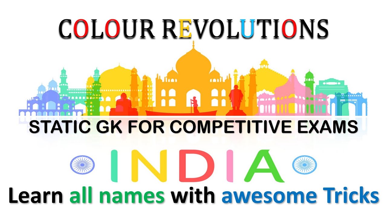Color Revolutions in India Tricks I Static GK I History I Learn all Revolutions with Tricks