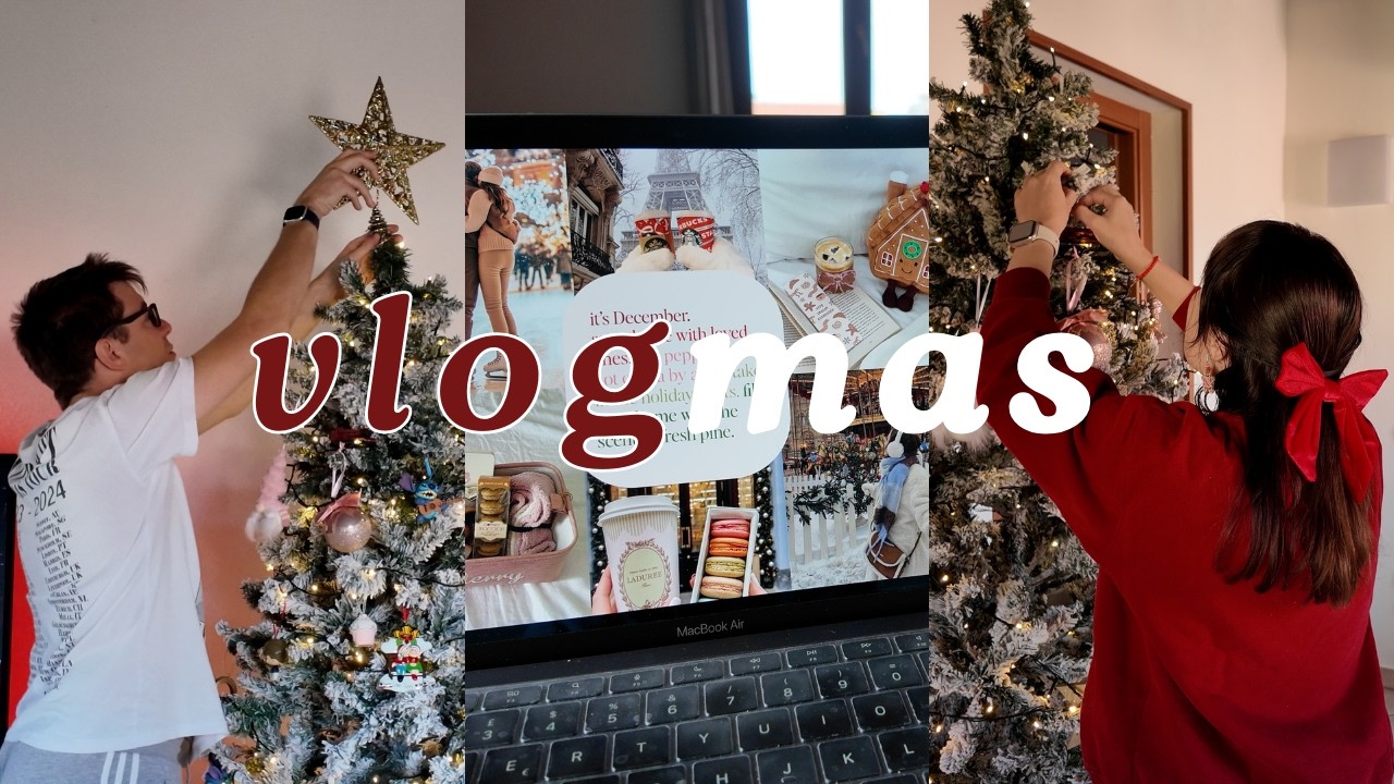 🎄 VLOGMAS #01 | libri da leggere // tempo per gli hobby // decorare casa