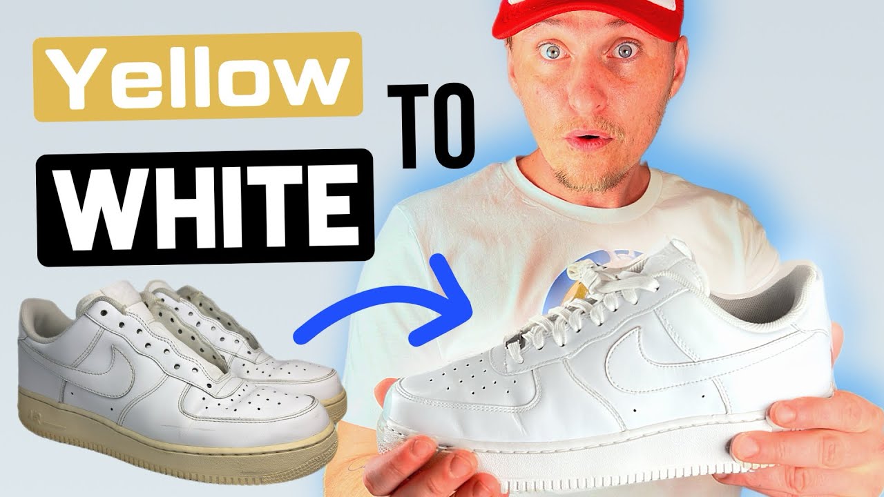 I Will Show You How to Un-Yellow Your White Shoes (TUTORIAL) 