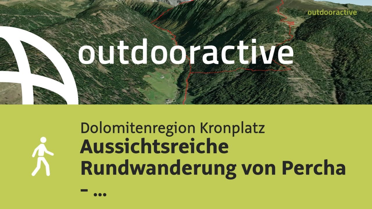 Flyover-Video: Aussichtsreiche Rundwanderung von Percha - Perca aus &uuml;ber ...