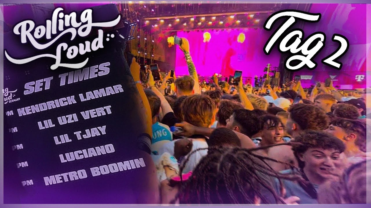 ROLLING LOUD MÜNCHEN TAG 2 | LUCIANO, METRO BOOMIN, LIL UZI VERT, KENDRICK LAMAR, LIL TJAY 🔥🔥