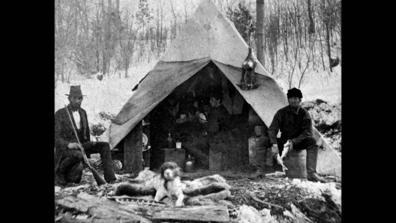 3D Stereoscopic Photographs of People Camping in the Victorian Era (1800's)