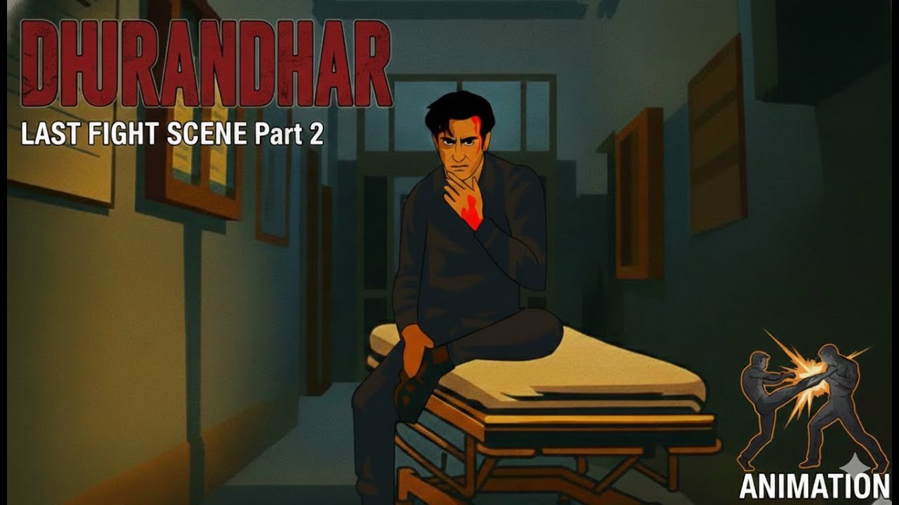 DHURANDHAR Part 2 The Aftermath  Final Fight Scene Animation