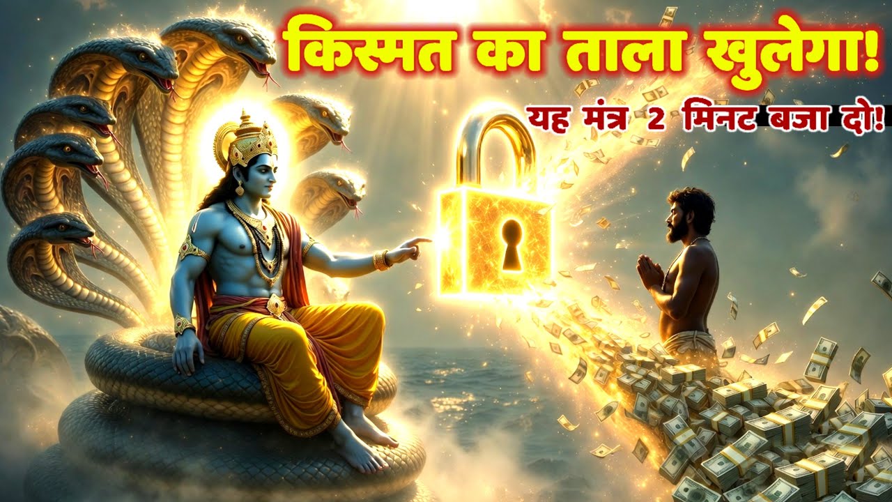🕉️ श्री हरि का 'Vaikuntha' धन मंत्र! 💰 2 मिनट में दिखेगा चमत्कार 💸 Vishnu Mantra