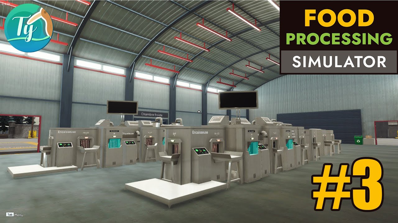Food Processing Simulator #3 : MAJ, on lance la chaîne de production de la sauce tomate !