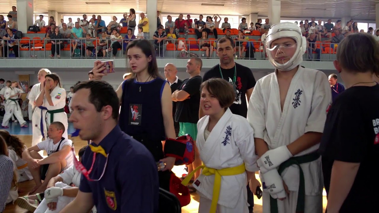 Чемпіонат України з кіокушинкай карате серед молодших юнаків та дівчат у розділі “куміте“, Київ 2018