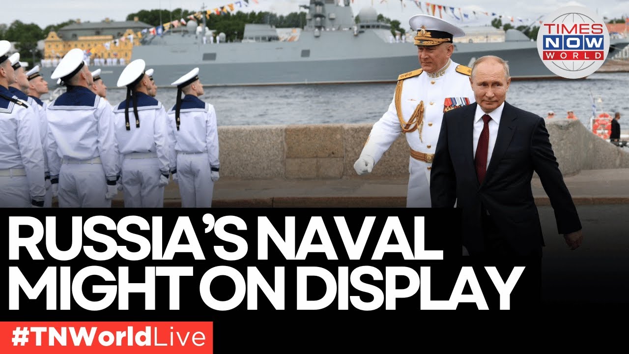 LIVE: Putin Leads Naval Parade in St. Petersburg on Navy Day | Putin LIVE
