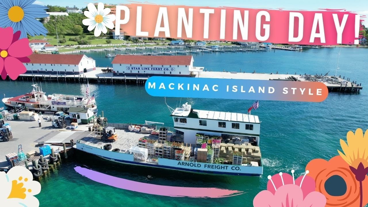 Planting Day on Mackinac Island