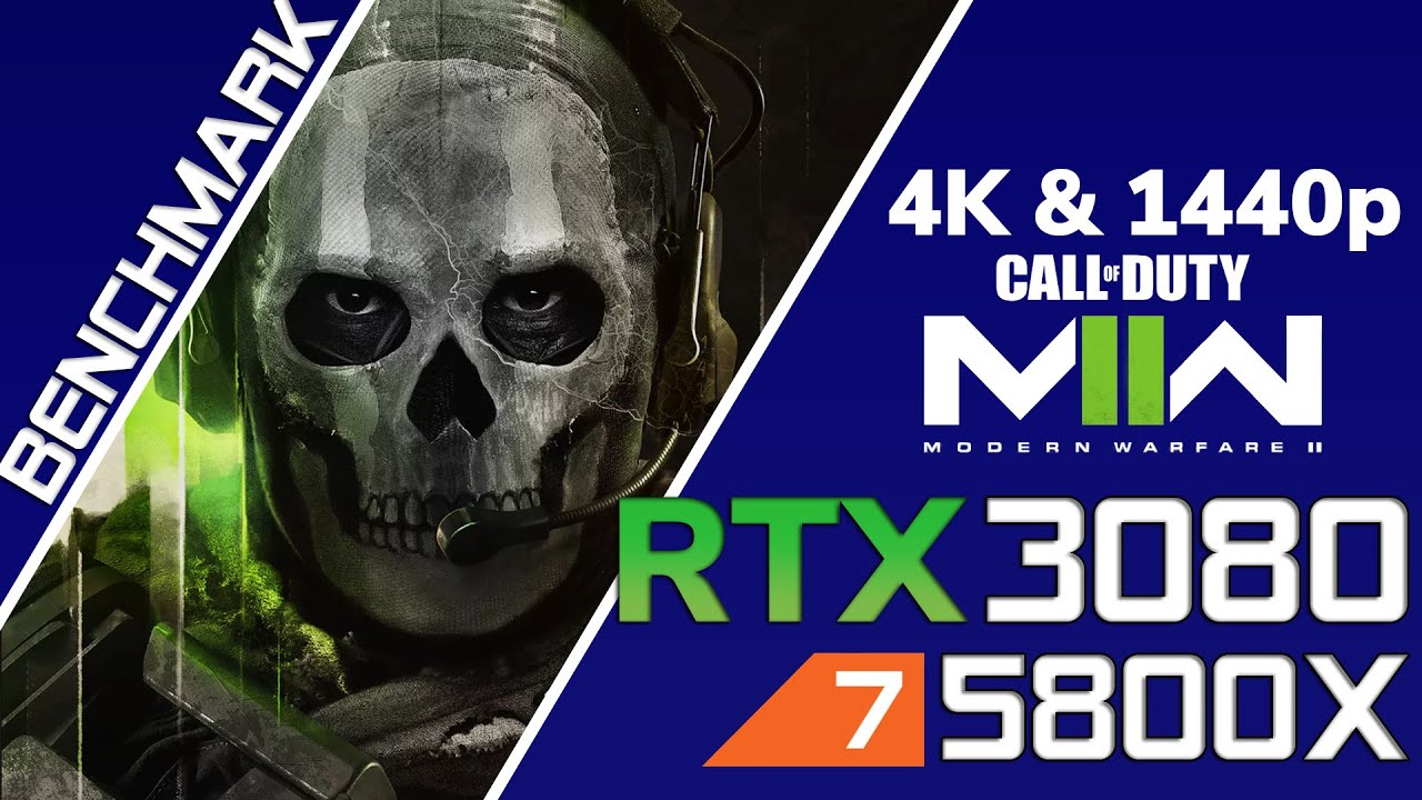 Call of Duty : Modern Warfare 2 (BETA) [PC] - RTX 3080, R7 5800x - 4K & 1440p (DLSS ON) [Benchmark]