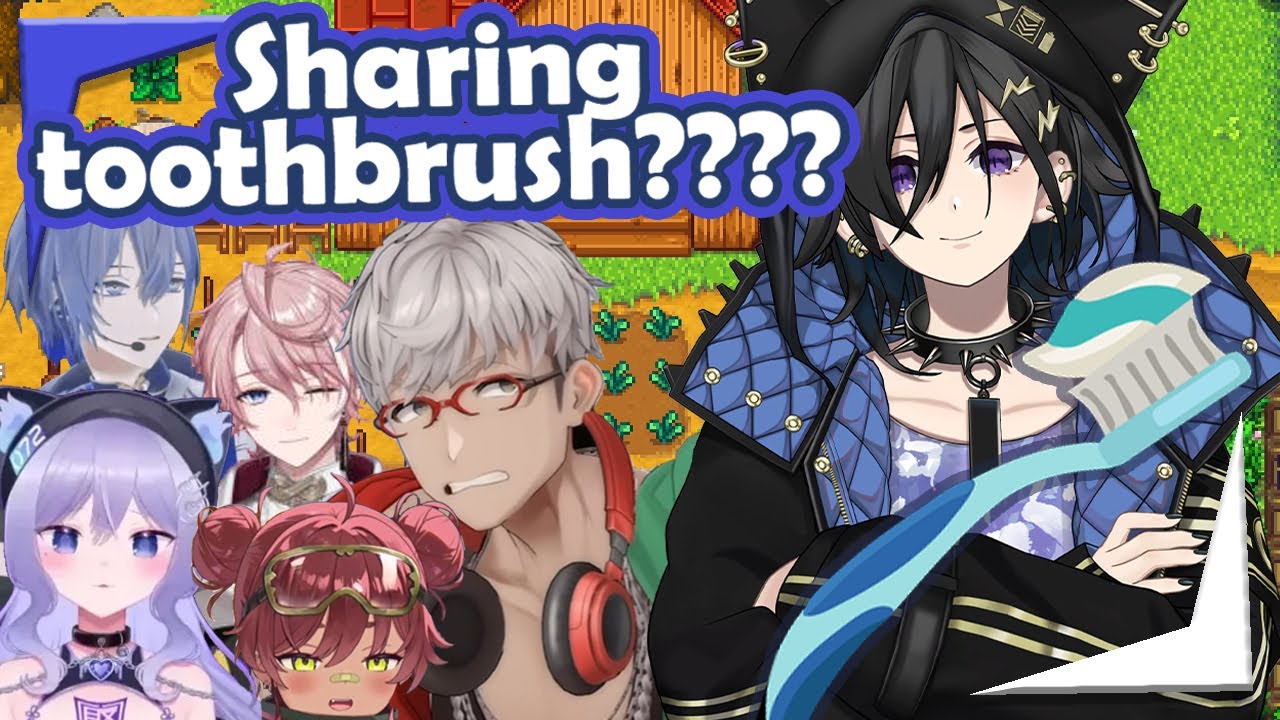 Izuru icks everyone with his willingness to share toothbrush【Holostars EngSub】