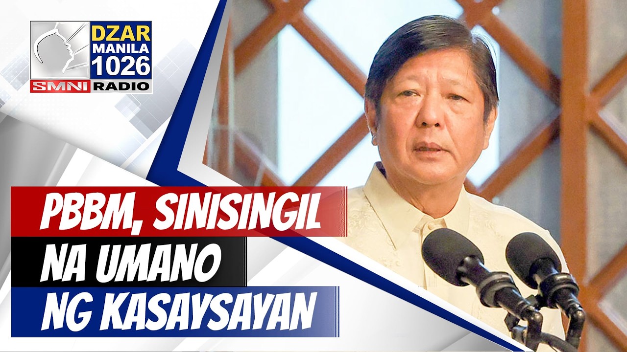 #SMNIRadioNewsblast: PBBM, sinisingil na umano ng kasaysayan - Greco Belgica