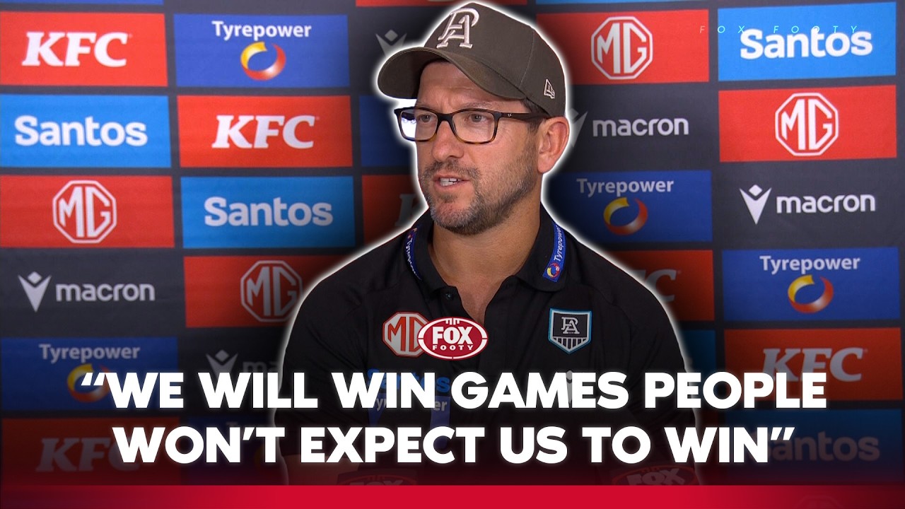 “It’s a closure on pre-season” Josh Carr speaks on Port’s identity & new coaching expectations 🤨