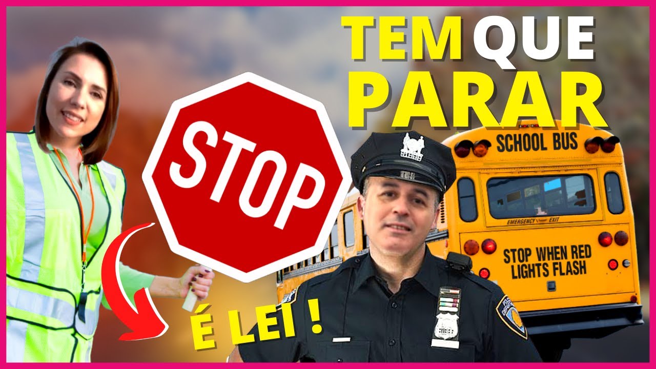 Tem que parar para o School Bus  nos EUA - Canal Dose Dupla USA
