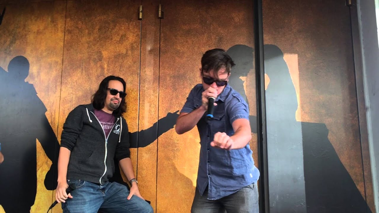 HAMILTON Ham4Ham 8/28/15 with Shockwave of Freestyle Love Supreme